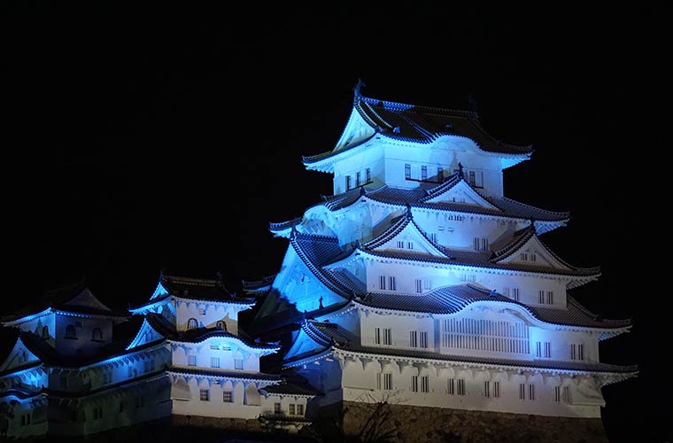年間通してライトアップされる姫路城！年に数回の特別バージョンも紹介♪