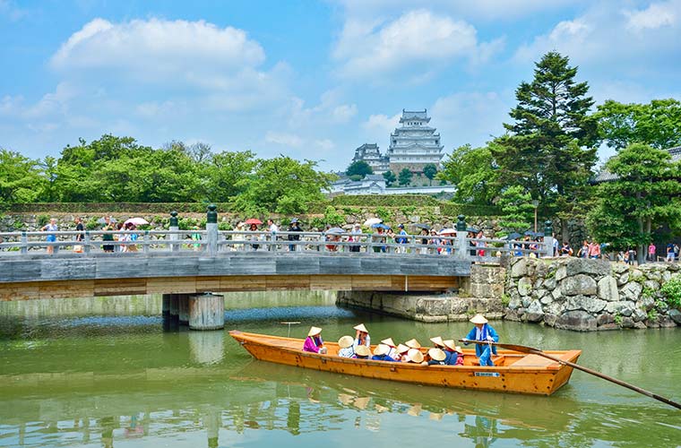 姫路城の内堀を和船で巡る！この夏限定のお得なプランが登場♪歴史と風情を感じる旅を楽しんで