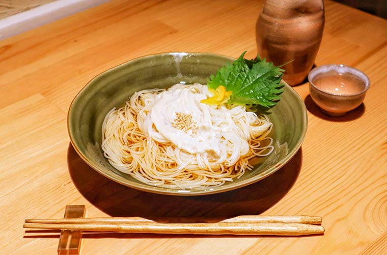 【神戸三宮】そうめん専門店「Kitasan素麺」隠れ家空間で創作そうめんを味わって！