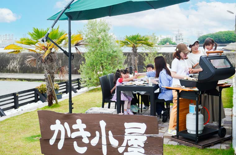【姫路】オイスターキッチン「勤成丸」でペットOKのテラスBBQがスタート！「網干牡蠣」も♪