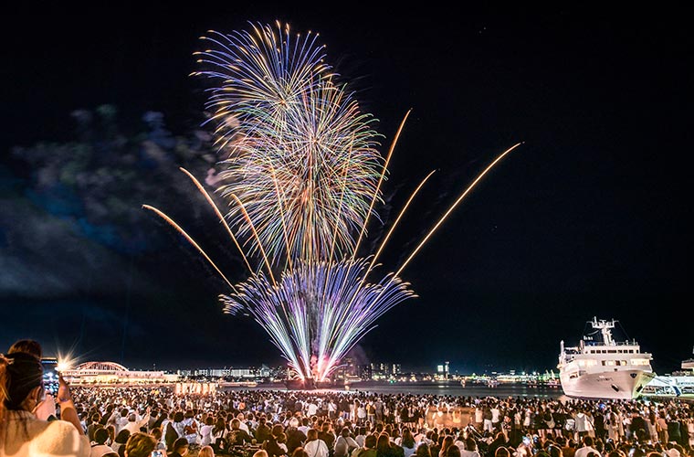 【神戸元町】「みなとHANABI-2024-神戸を彩る5日間」神戸の夜空を彩る圧巻の花火♪