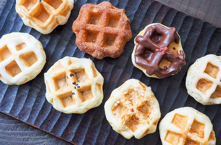 【たつの】「waffle 稻(とう)」バラエティー豊かなフレーバーのワッフル片手に城下町を散策♪