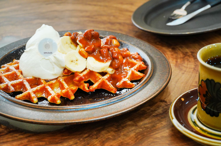 【姫路】「ametuchi」体思いのオーガニックカフェで自家製パンのモーニングや米粉ワッフルを♪